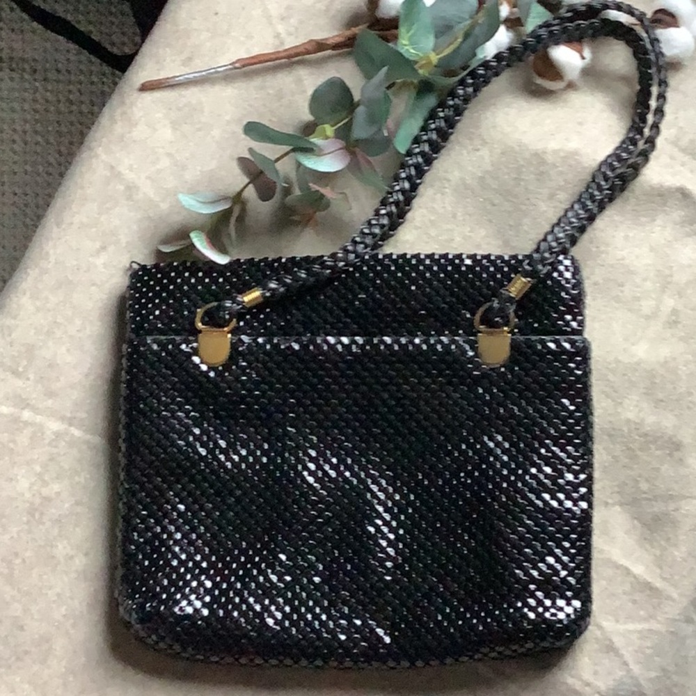 Fancy Black shoulder purse